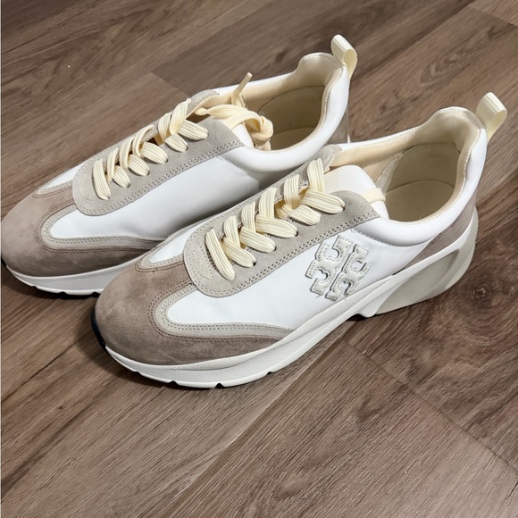 Tory Burch Good Luck Trainers Size 10 - Picture 2 of 5